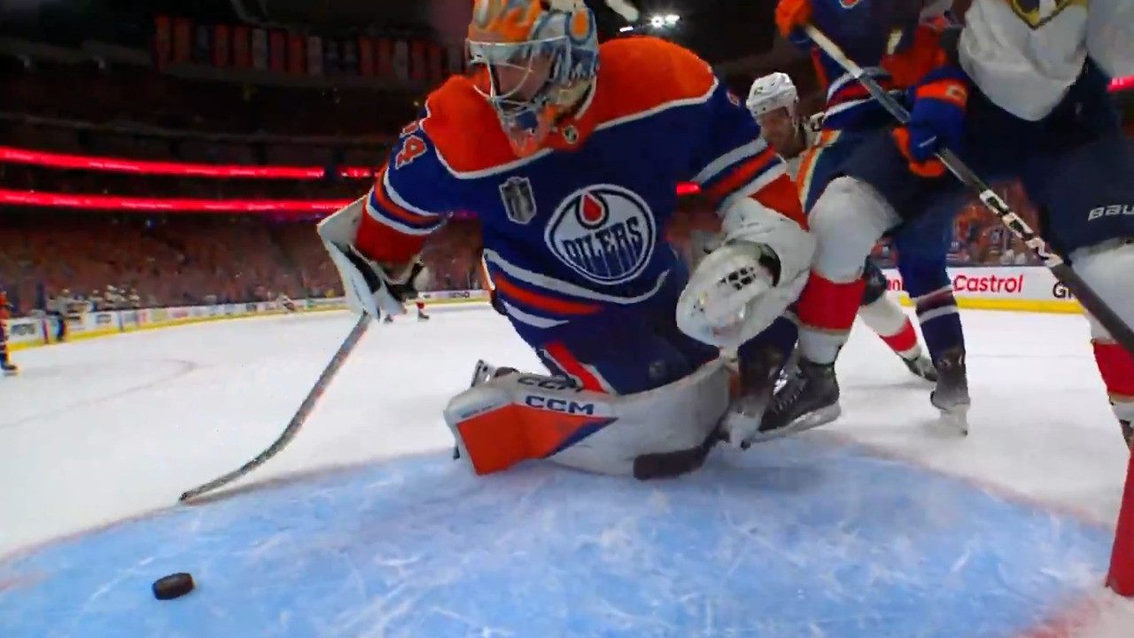 Oilers fans erupt as Skinner assists on empty-netter to force Game 7