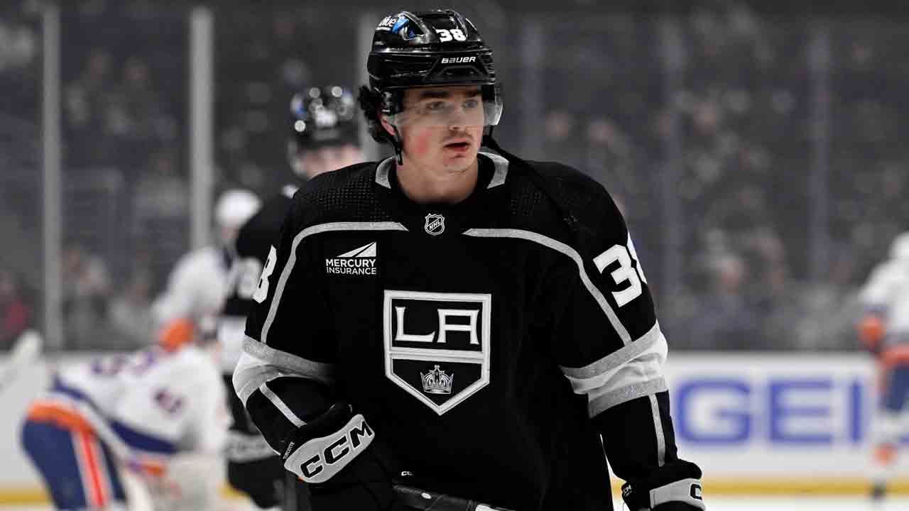 Kings re-sign forward Alex Turcotte to three-year contract