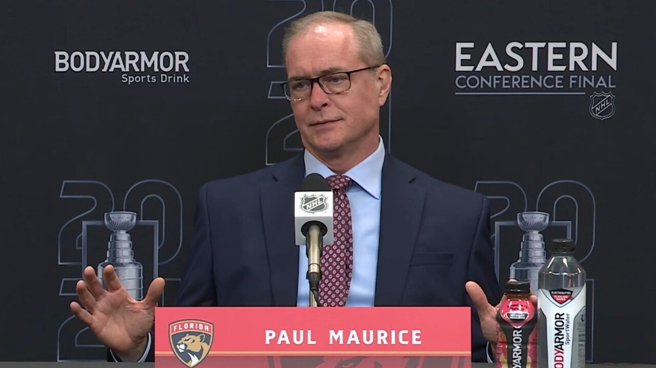 ‘Ekblad’s out’: Maurice jokes about Panthers’ sterling puck control