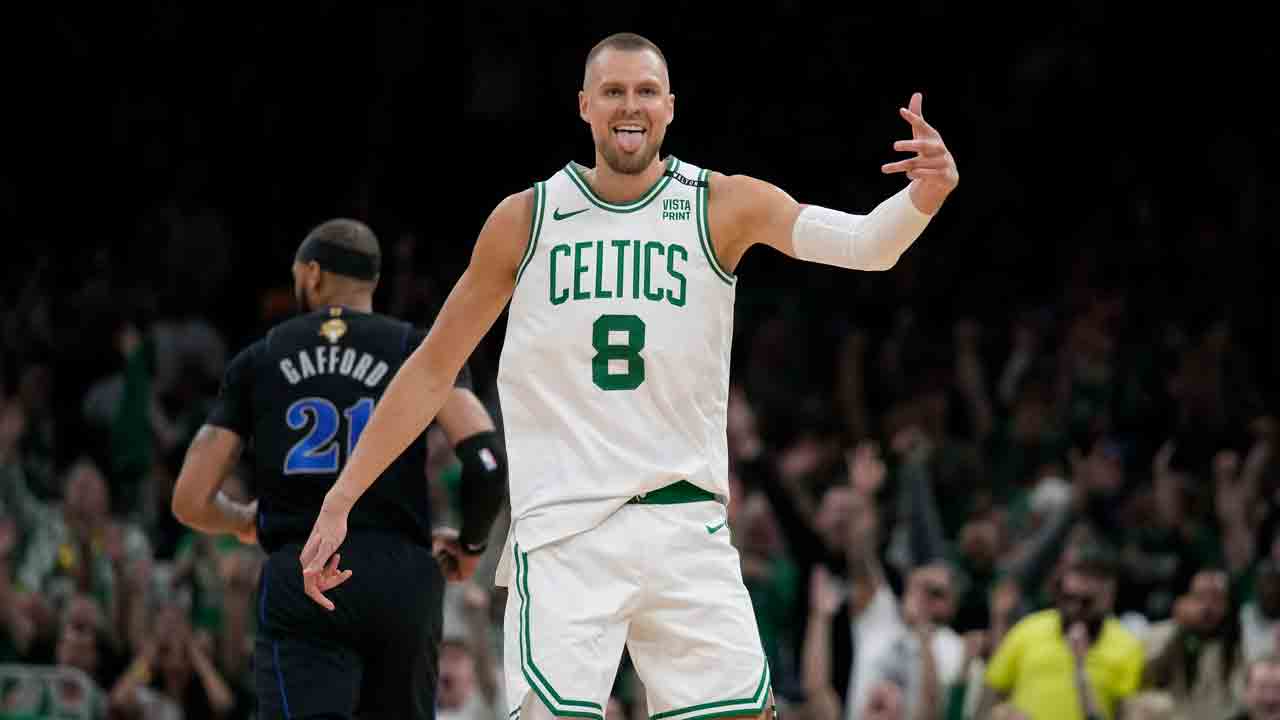 Celtics’ Kristaps Porzingis suddenly a big problem in Finals for a Mavericks team that cast him off