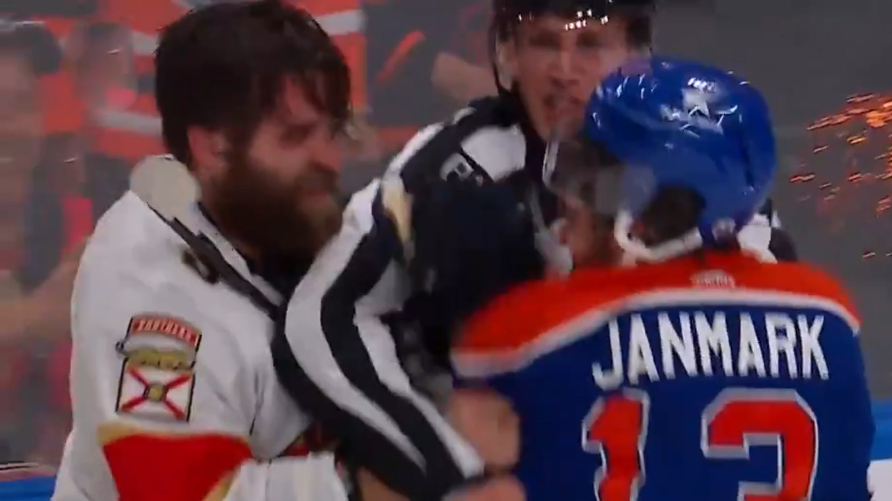 Scrum ensues between Oilers and Panthers as tempers flare in Game 6