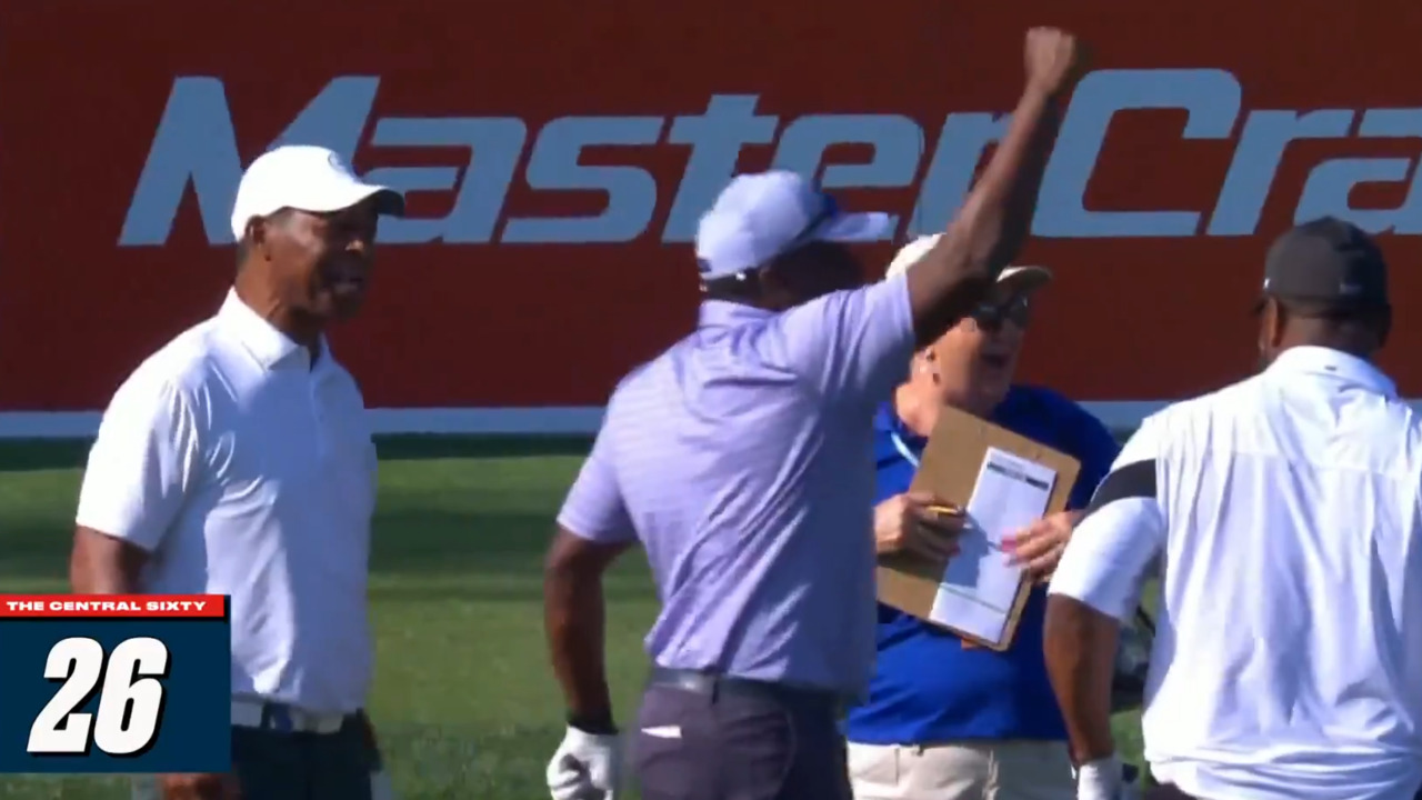 NFL Hall of Famer Tim Brown wins boat with hole-in-one