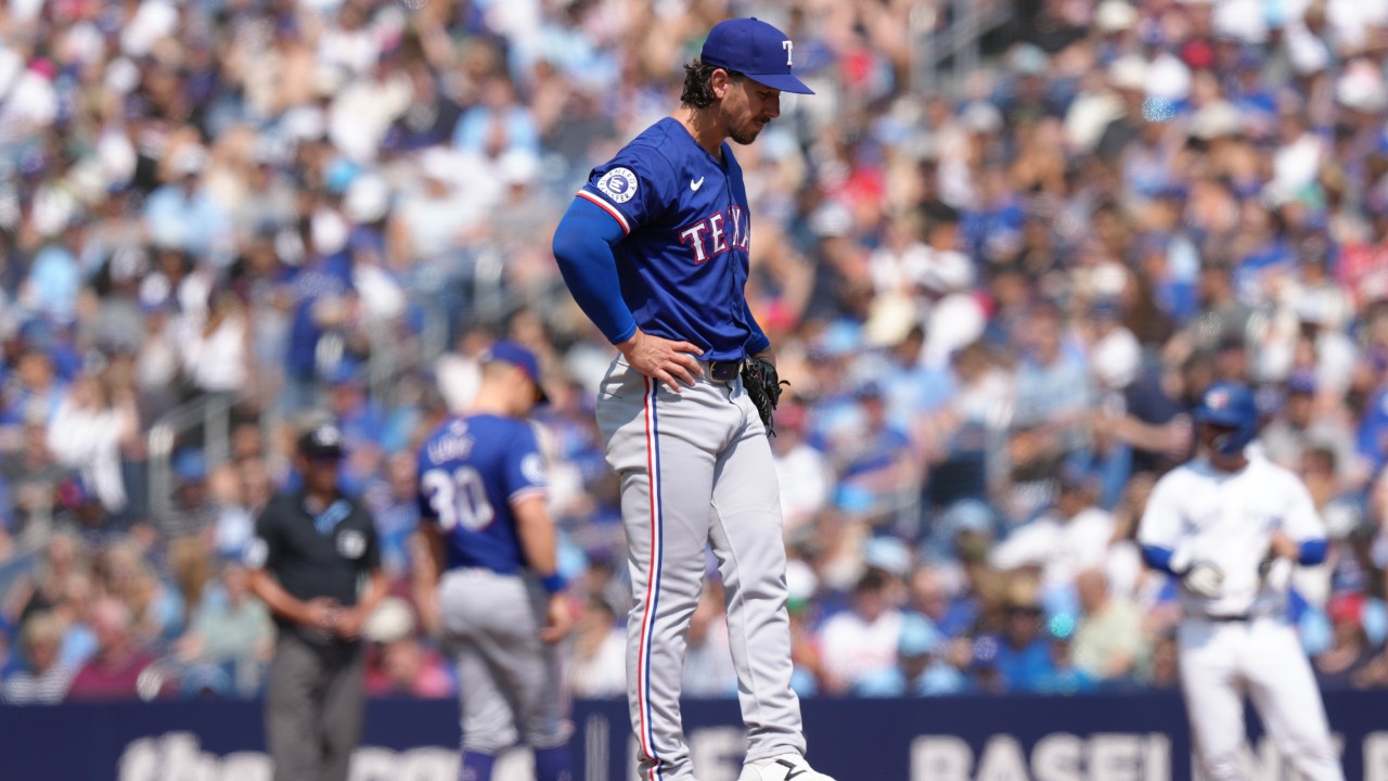 Blue Jays chase Rangers starter Michael Lorenzen in first inning