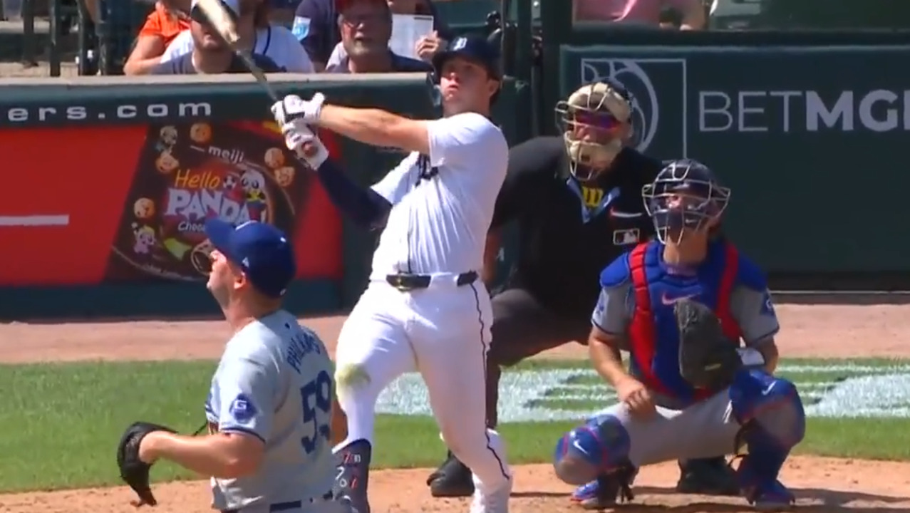 Tigers’ Keith caps off five-run 9th inning with blast to force extras