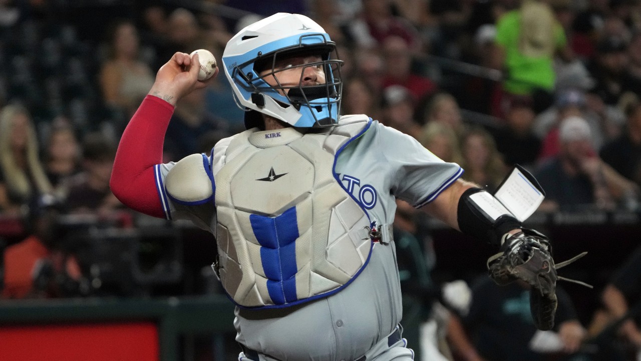 Caught stealing: How Blue Jays’ Kirk improved his throwing from the plate