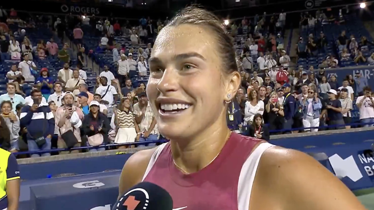 Sabalenka on positive crowd support in Toronto: ‘It’s helping a lot’
