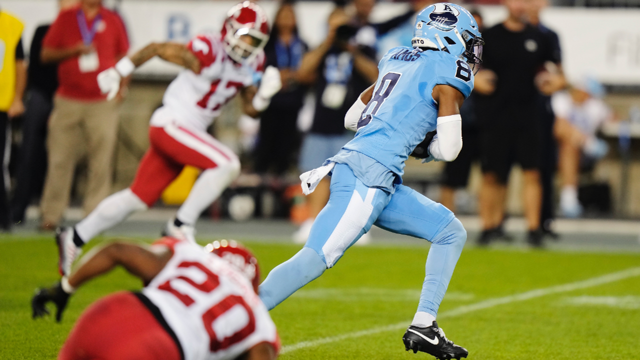 DaShaun Amos, Janarion Grant score key TDs to rally Argos past Stampeders