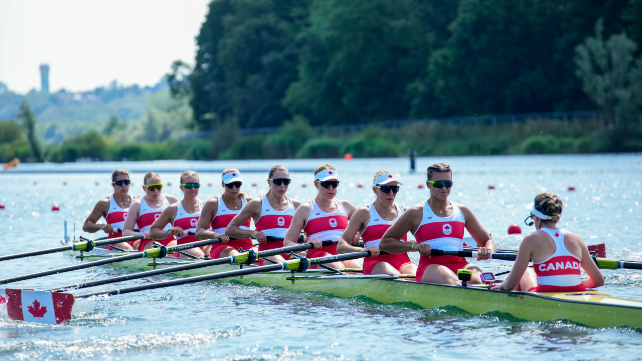 Canada captures silver in women’s eight rowing