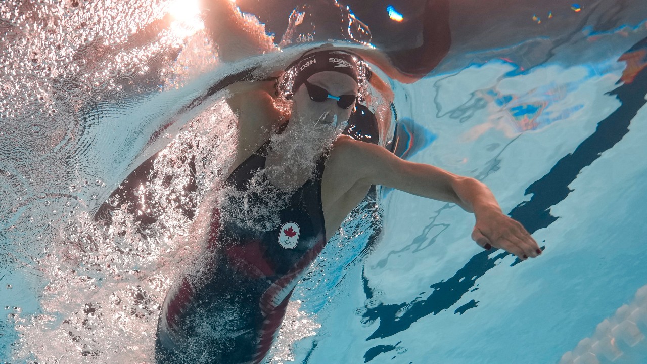 ‘An absolute legend’: Canadians go wild for Summer McIntosh after triple gold