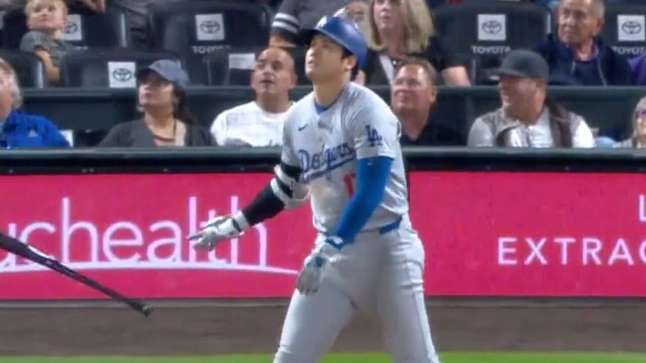 Dodgers’ Ohtani crushes towering shot for home run No. 54