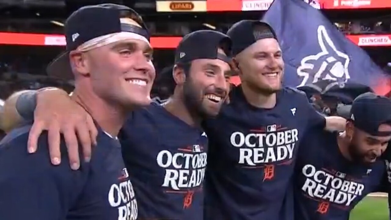 Tigers secure first postseason berth in 10 years, Royals clinch
