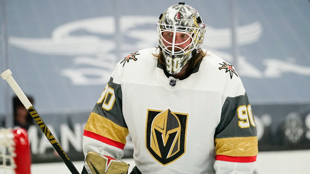 Golden Knights’ Robin Lehner makes statement after camp absence