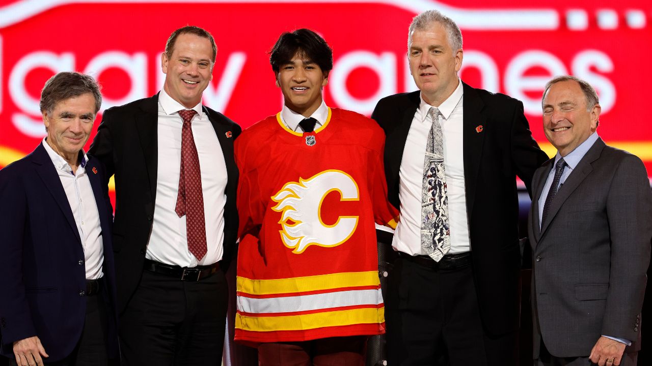 Flames’ Parekh showing poise and confidence but still adjusting to pro game