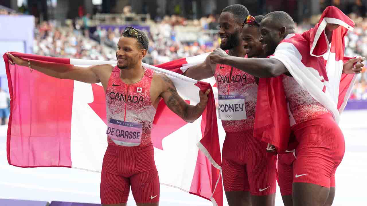 De Grasse soaking in moment, enjoying reception after Olympic gold in Paris