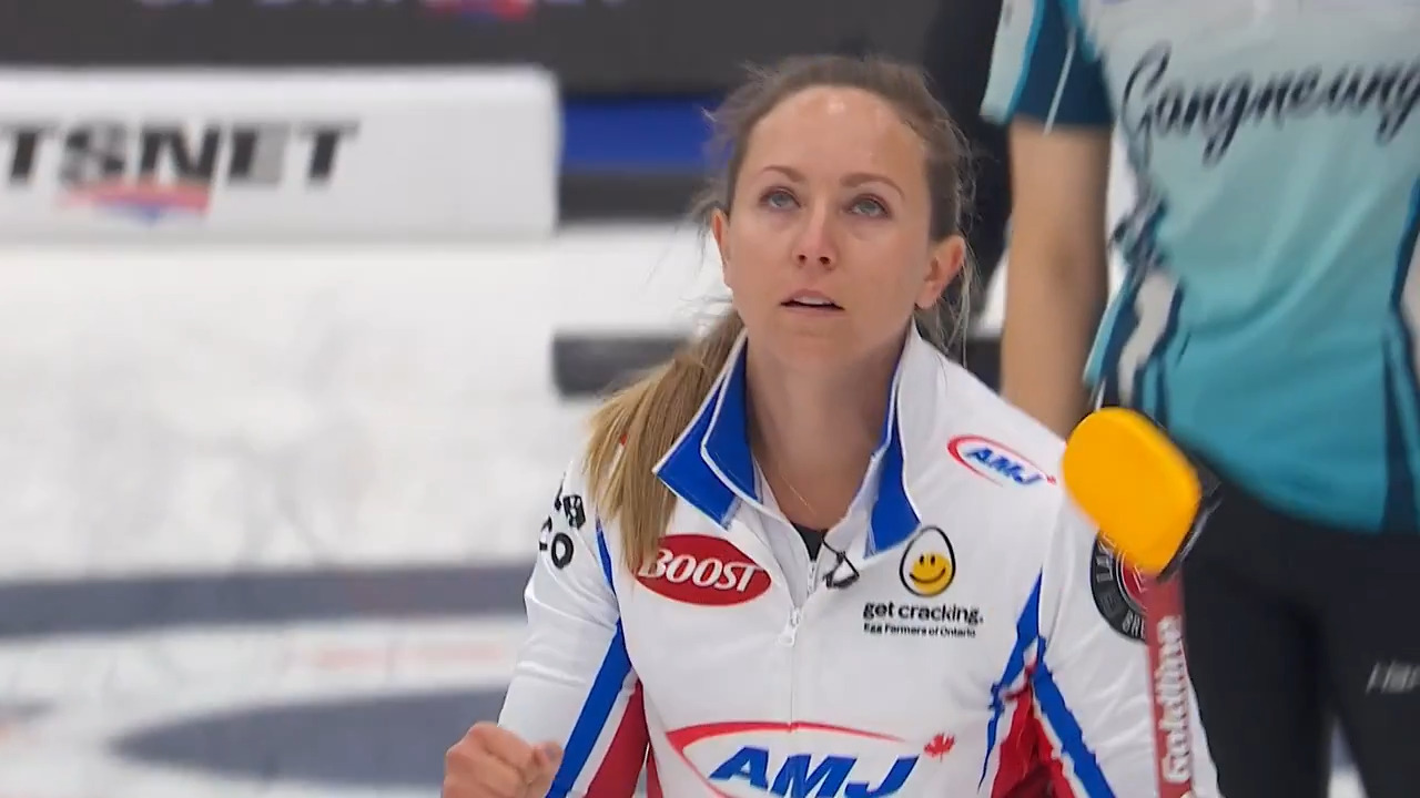 Team Homan shoot double takeout, advance to semifinals