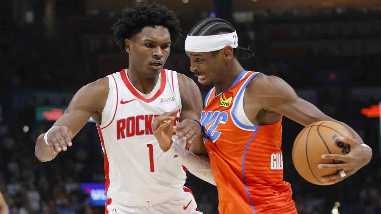 Gilgeous-Alexander and Holmgren each score 29 points, Thunder rout Rockets