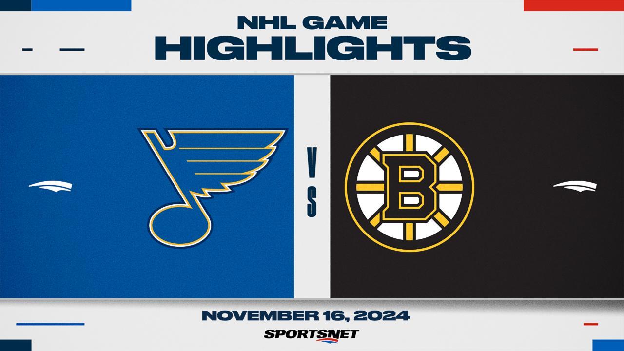 NHL Highlights: Blues 3, Bruins 2 (OT)