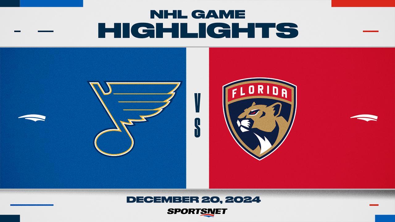 NHL Highlights: Panthers 2, Blues 1 (OT)