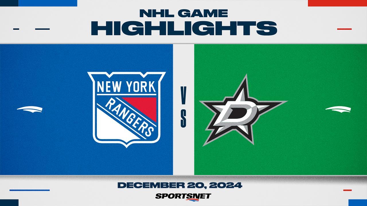 NHL Highlights: Rangers 3, Stars 1