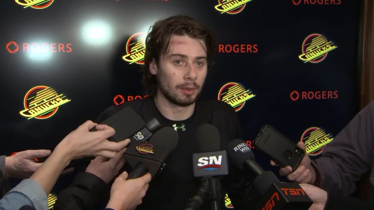 ‘It’s a family in here’: Hughes addresses Pettersson-Miller situation