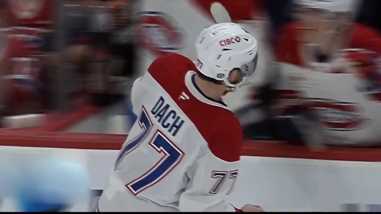 Canadiens’ Dach goes backhand for slick breakaway goal vs. Panthers