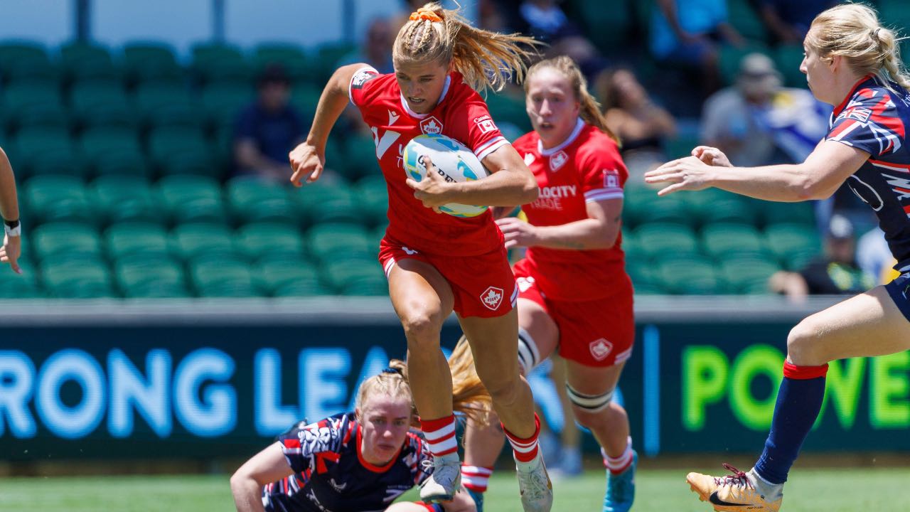 Canadian women stay unbeaten, move into semifinals of Perth rugby sevens