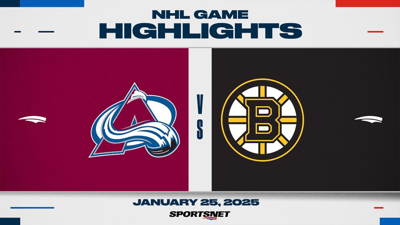 NHL Highlights: Bruins 3, Avalanche 1