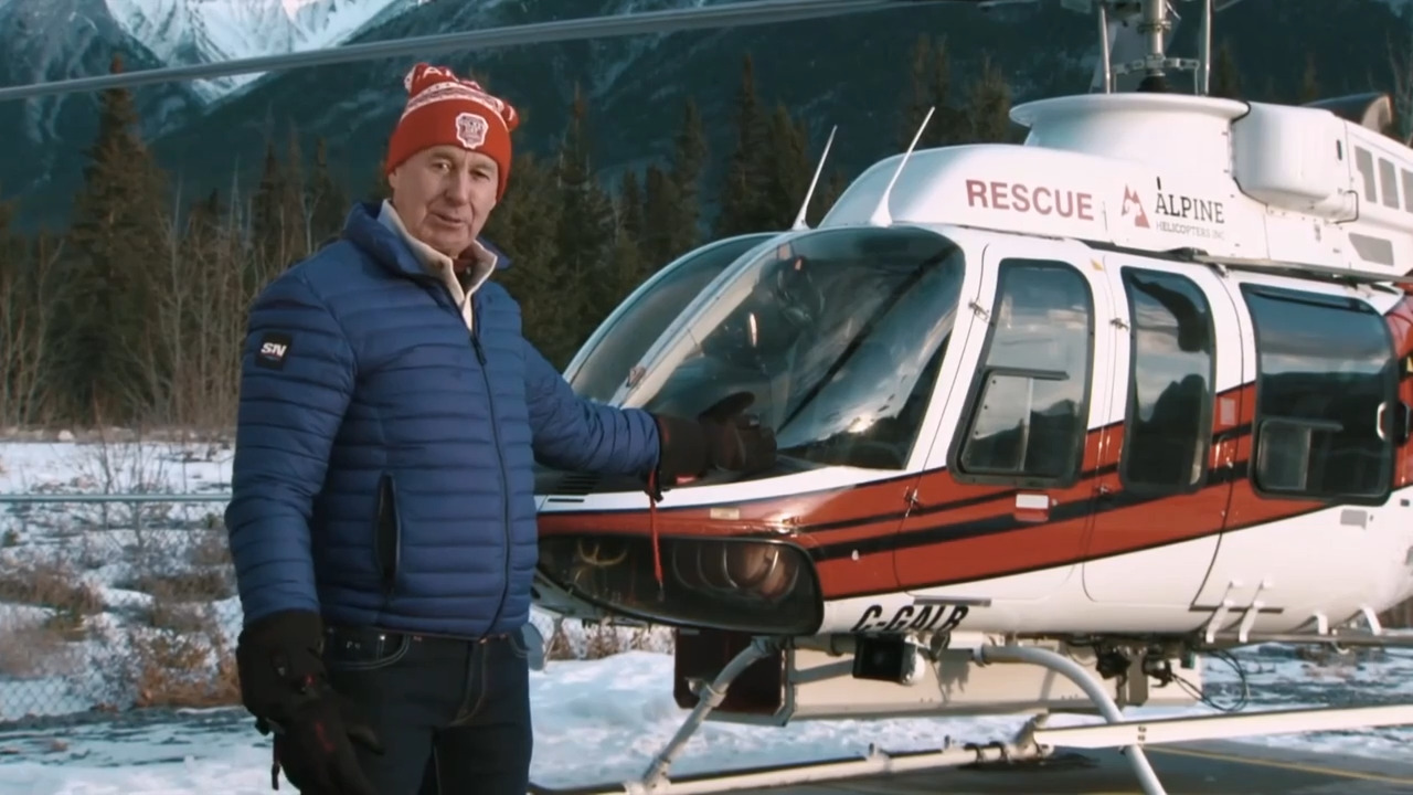 Ron MacLean kicks off Hockey Day in Canada in Canmore, Alberta