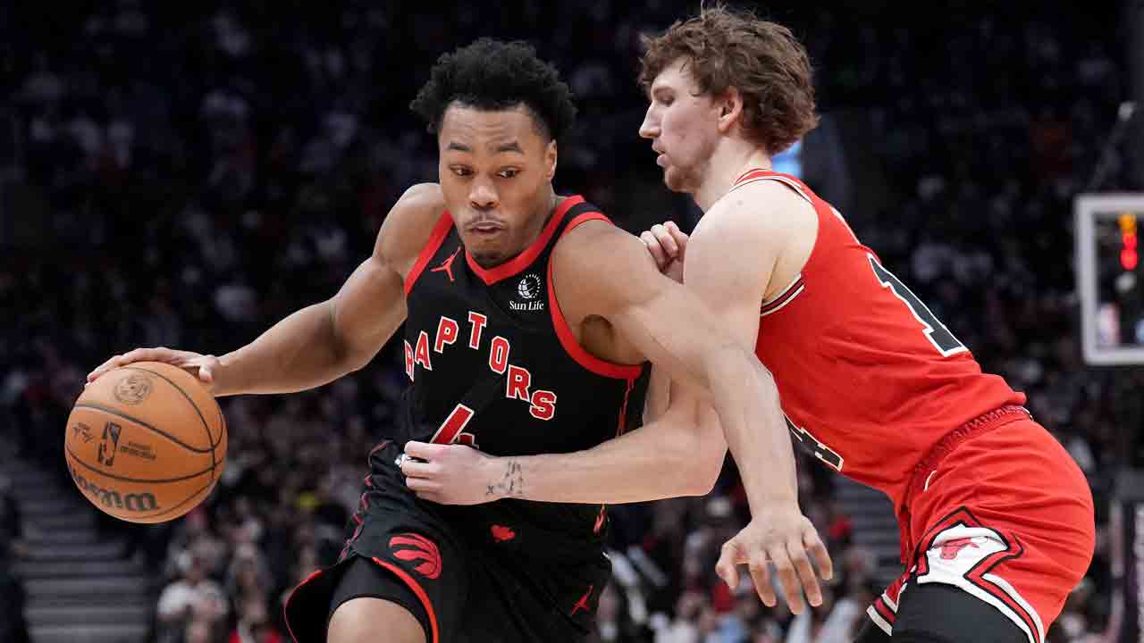 Raptors’ five-game win streak snapped by Bulls
